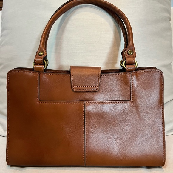 Patricia Nash Tooled Medium Leather Satchel - Picture 2 of 8